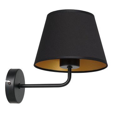 Wandleuchte ARDEN 1xE27/60W/230V schwarz/golden