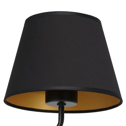 Wandleuchte ARDEN 1xE27/60W/230V schwarz/golden