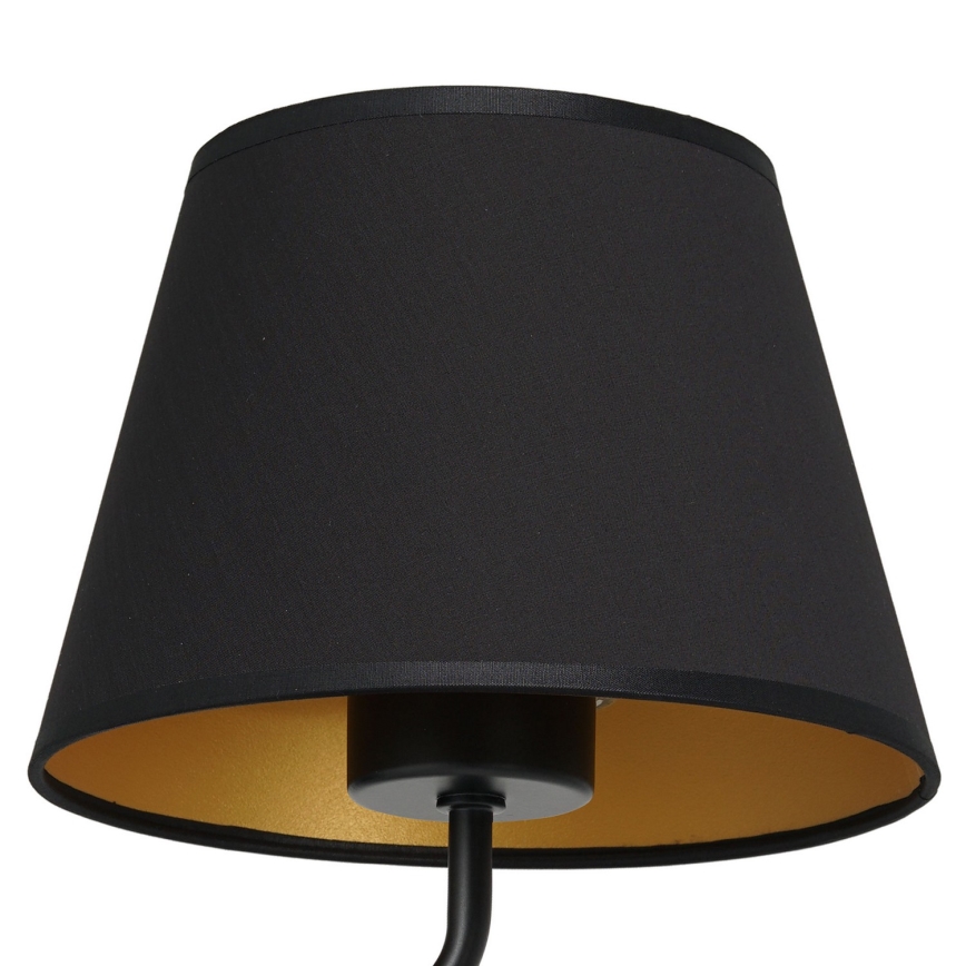 Wandleuchte ARDEN 1xE27/60W/230V schwarz/golden