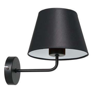 Wandleuchte ARDEN 1xE27/60W/230V schwarz/weiß