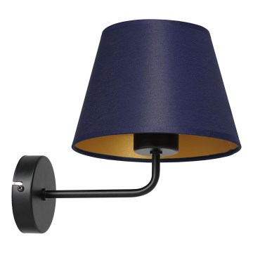 Wandleuchte ARDEN 1xE27/60W/230V violett/golden