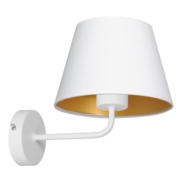 Wandleuchte ARDEN 1xE27/60W/230V weiß/golden