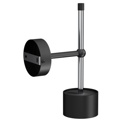Wandleuchte ARENA 1xGX53/11W/230V schwarz/glänzendes Chrom