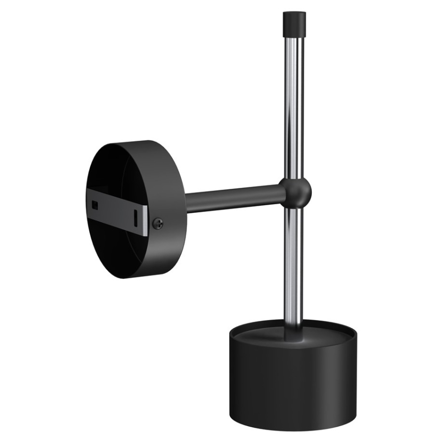 Wandleuchte ARENA 1xGX53/11W/230V schwarz/glänzendes Chrom