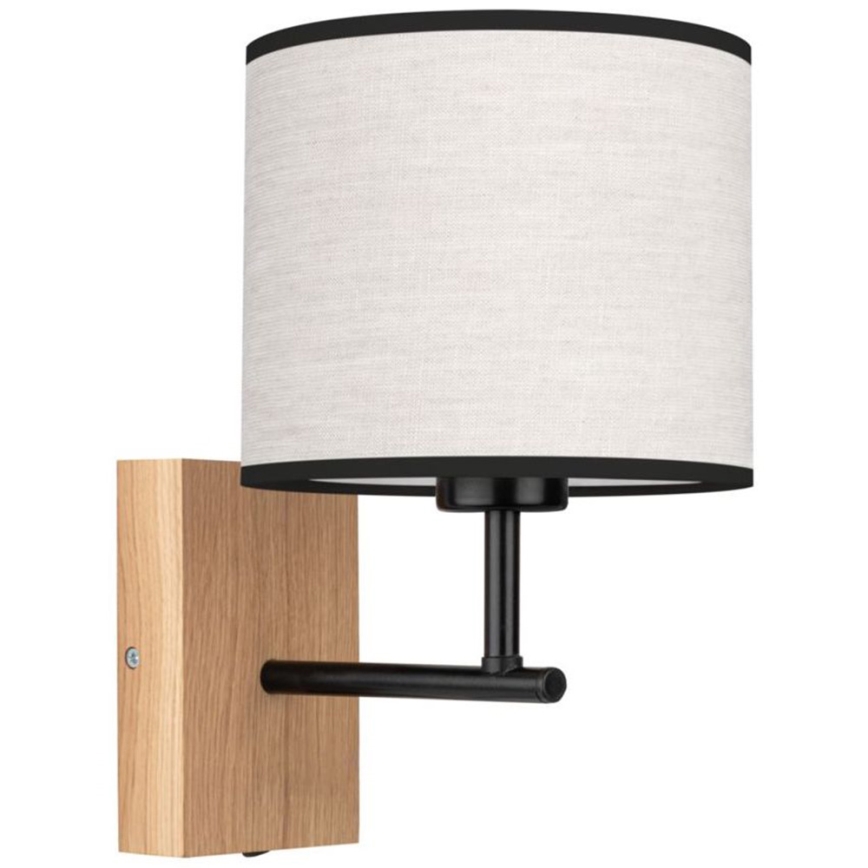 Wandleuchte BOHO 1xE27/25W/230V Eiche