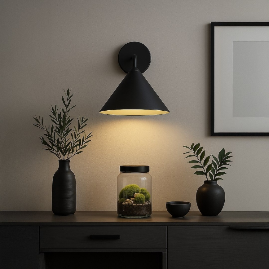 Wandleuchte CAPITAL 1xGX53/15W/230V schwarz