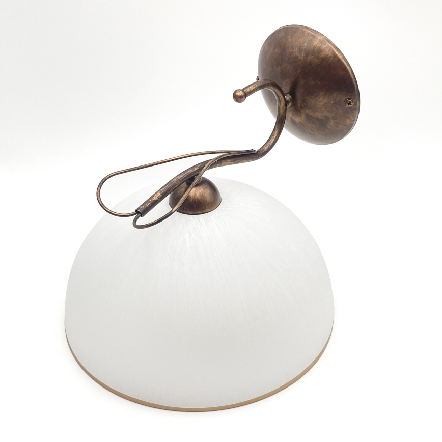 Wandleuchte COBRA 1xE27/60W/230V Bronze/Patina