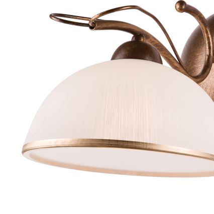 Wandleuchte COBRA 1xE27/60W/230V Bronze/Patina