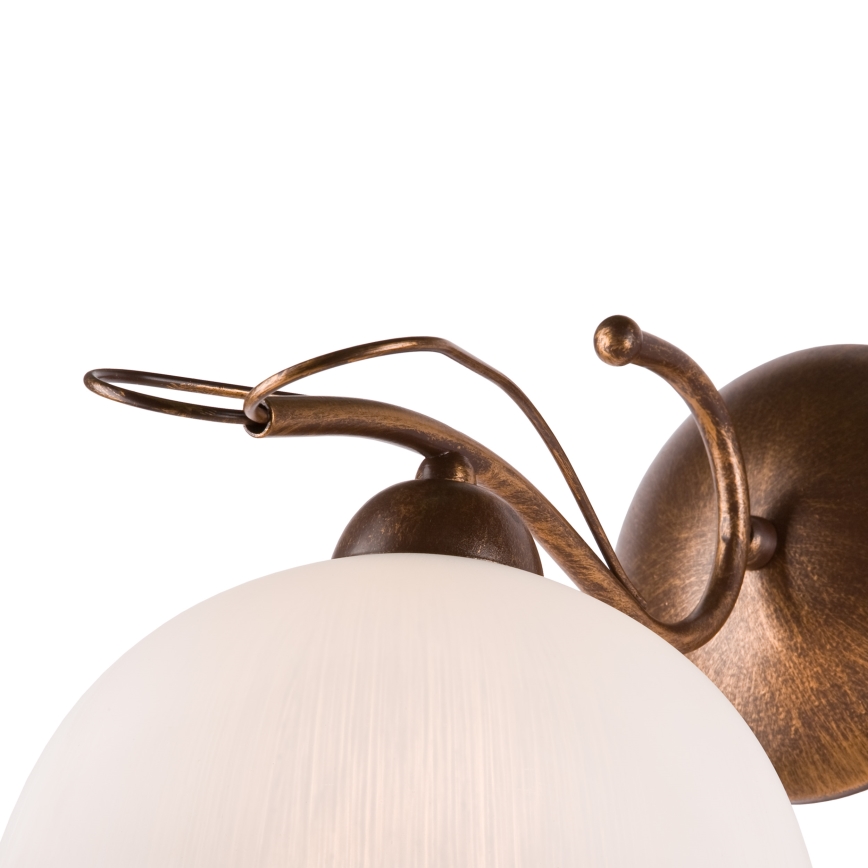 Wandleuchte COBRA 1xE27/60W/230V Bronze/Patina