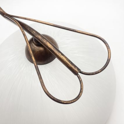 Wandleuchte COBRA 1xE27/60W/230V Bronze/Patina