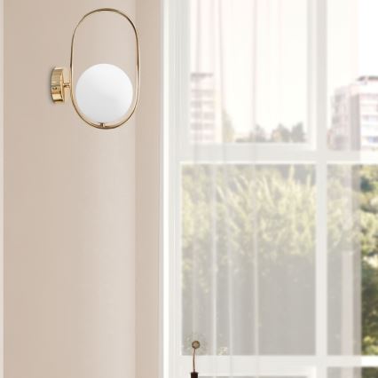 Wandleuchte CORDEL 1xG9/28W/230V golden