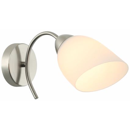 Wandleuchte DONNA 1xE27/60W/230V Nickel