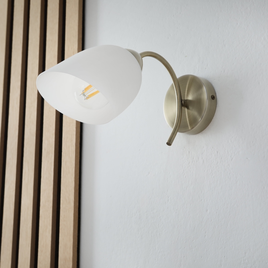 Wandleuchte DONNA 1xE27/60W/230V Patina