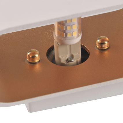 Wandleuchte ELISSA 1xG9/10W/230V weiß