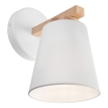 Wandleuchte ELLIE 1xE27/60W/230V Buche