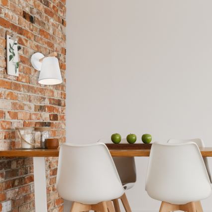 Wandleuchte ELLIE 1xE27/60W/230V Buche