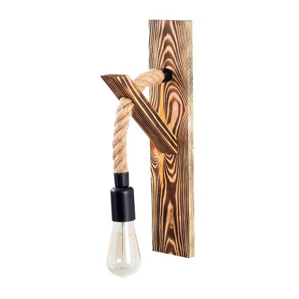 Wandleuchte EREBOS 1xE27/40W/230V braun