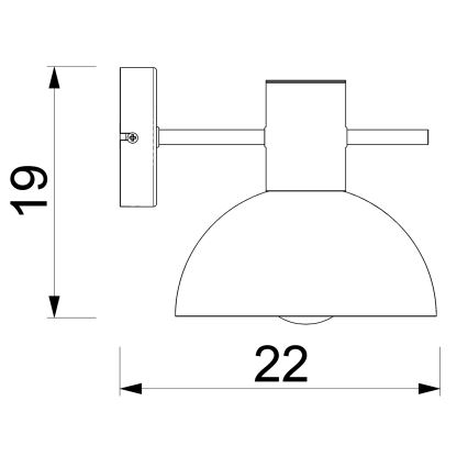Wandleuchte ESTATE MINI 1xE27/15W/230V grün