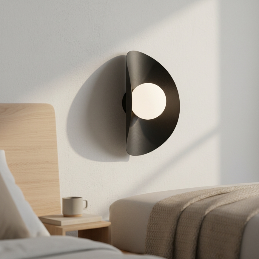 Wandleuchte FIERO 1xG9/8W/230V schwarz