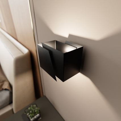 Wandleuchte FROST 1xG9/8W/230V schwarz