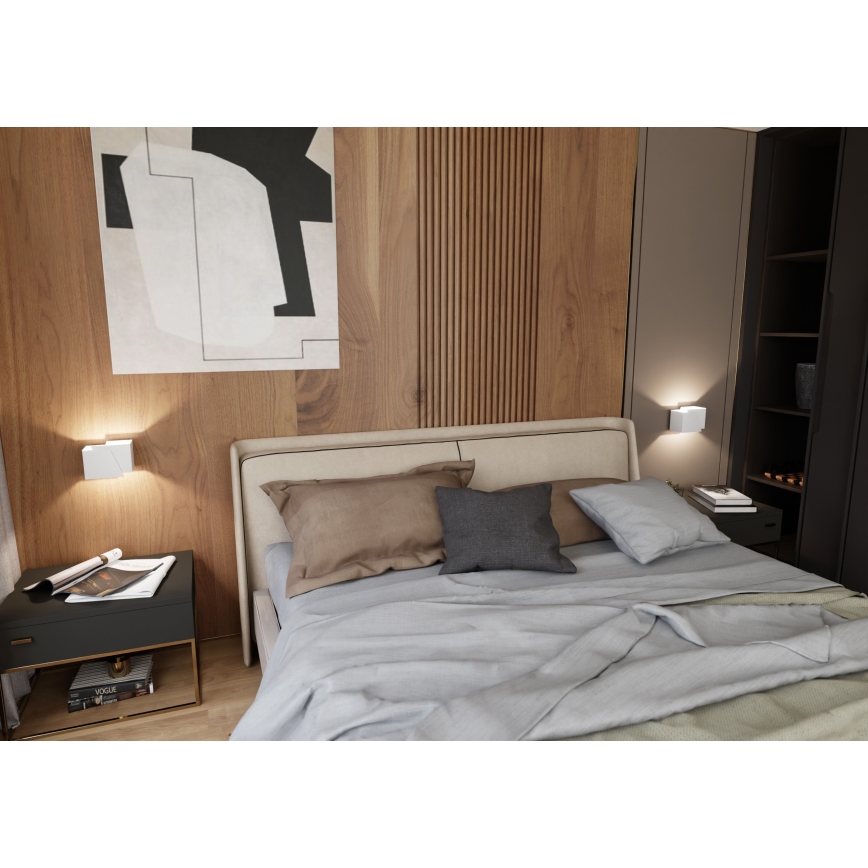 Wandleuchte FROST 1xG9/8W/230V weiß