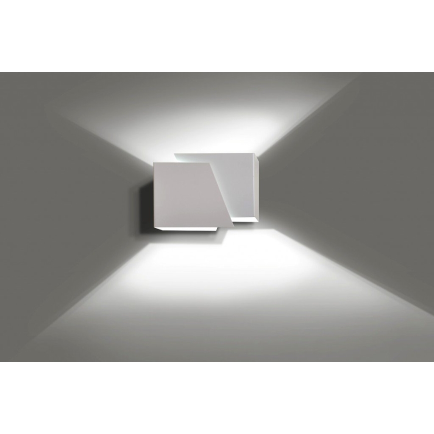 Wandleuchte FROST 1xG9/8W/230V weiß