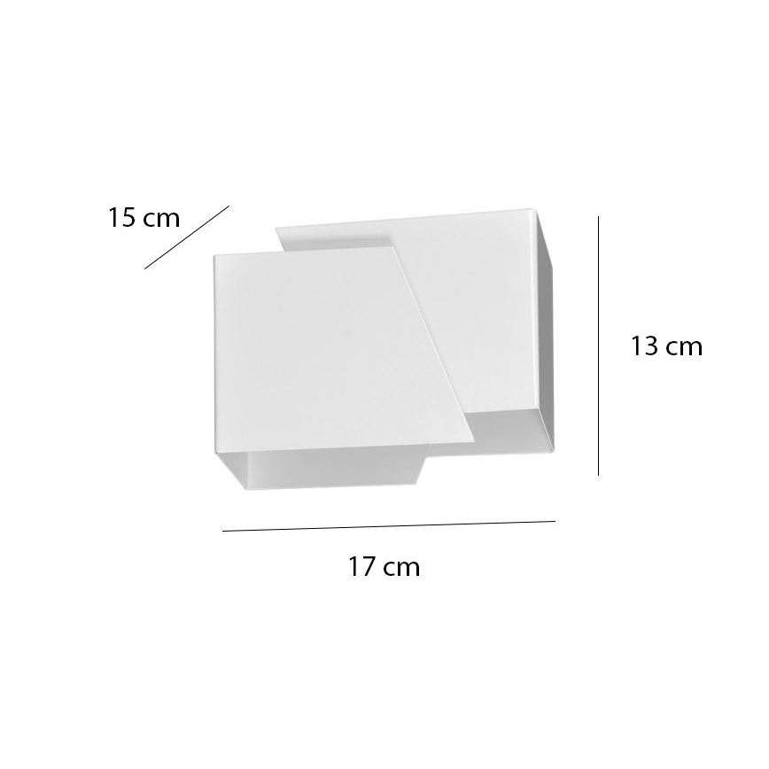 Wandleuchte FROST 1xG9/8W/230V weiß