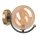 Wandleuchte GEORGIA 1xE14/5W/230V golden/rauchig beige