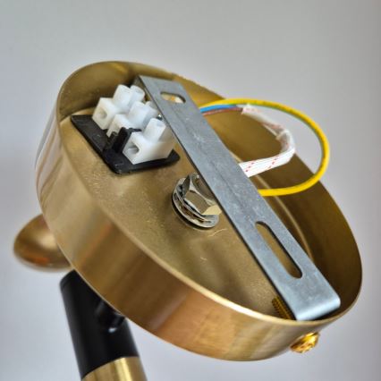 Wandleuchte GEORGIA 1xE14/5W/230V golden/rauchig beige