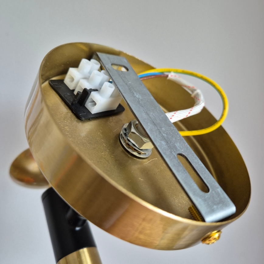 Wandleuchte GEORGIA 1xE14/5W/230V golden/rauchig beige