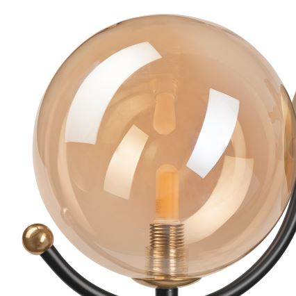 Wandleuchte GEORGIA 1xE14/5W/230V golden/rauchig beige