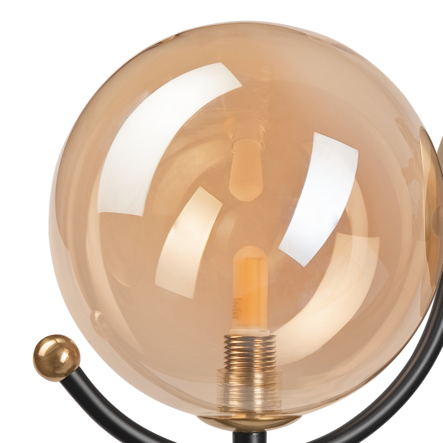 Wandleuchte GEORGIA 1xE14/5W/230V golden/rauchig beige
