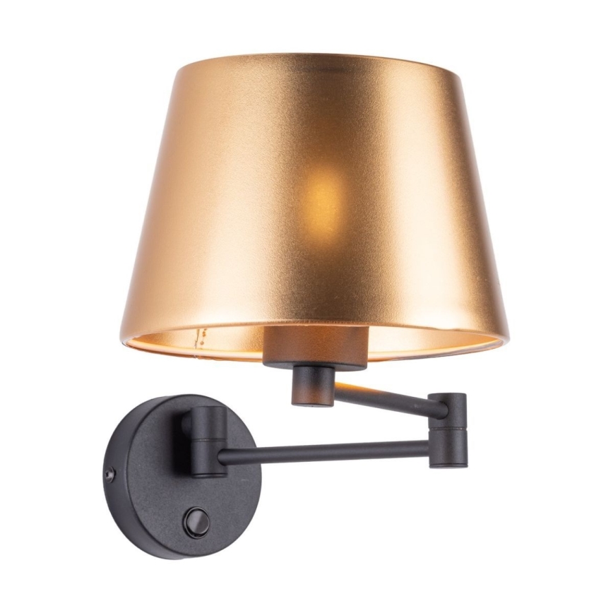 Wandleuchte GLORY 1xE27/15W/230V gold/schwarz