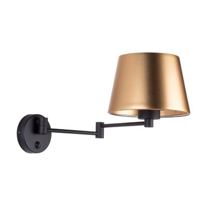Wandleuchte GLORY 1xE27/15W/230V gold/schwarz
