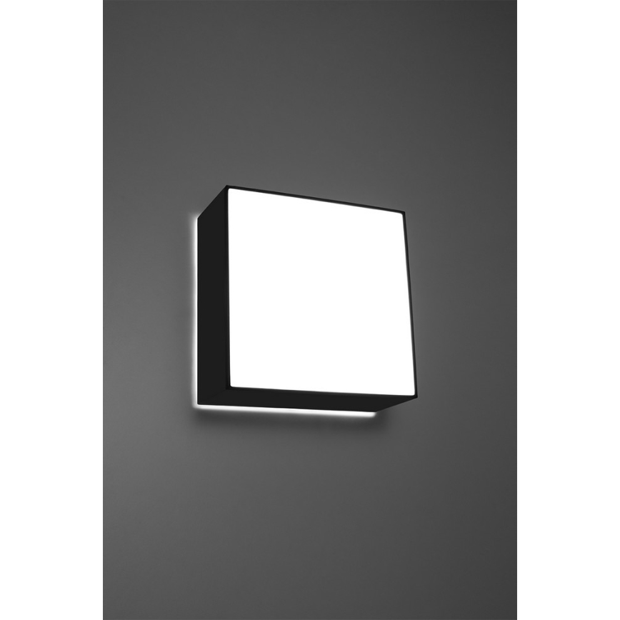 Wandleuchte HORUS 1xE27/60W/230V schwarz