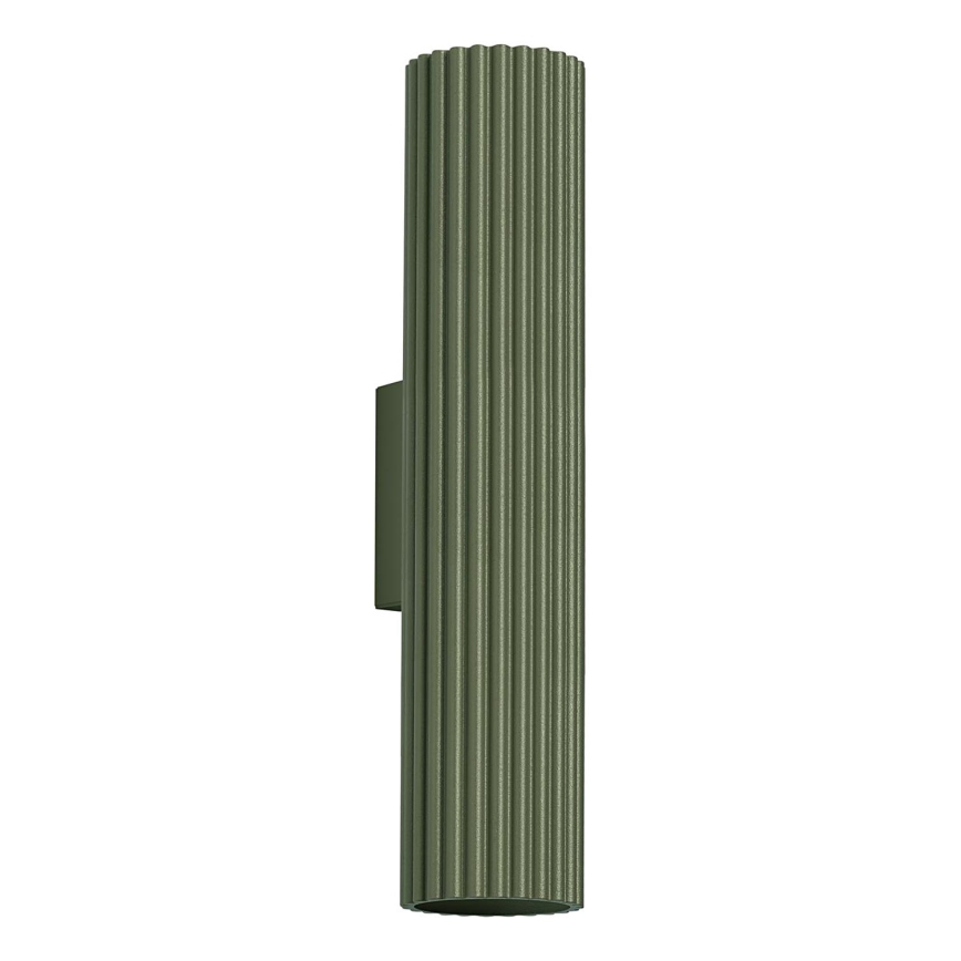 Wandleuchte KARBON 2xGU10/10W/230V grün
