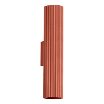Wandleuchte KARBON 2xGU10/10W/230V rot