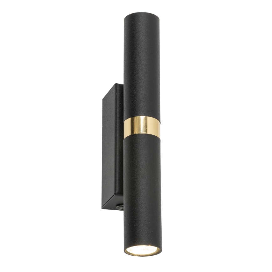 Wandleuchte LAGOS 2xG9/3W/230V schwarz/golden