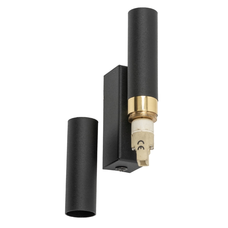 Wandleuchte LAGOS 2xG9/3W/230V schwarz/golden