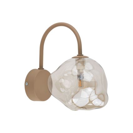 Wandleuchte LAVA 1xG9/8W/230V beige/rauchbeige