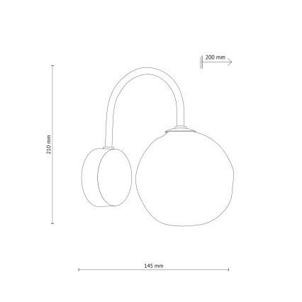 Wandleuchte LAVA 1xG9/8W/230V beige/rauchbeige