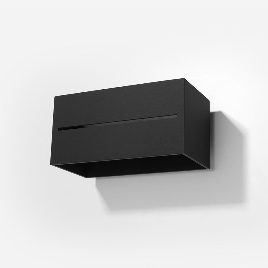 Wandleuchte LOBO 2xG9/40W/230V schwarz