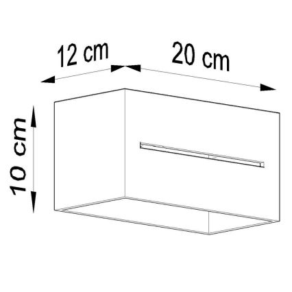 Wandleuchte LOBO 2xG9/40W/230V weiß