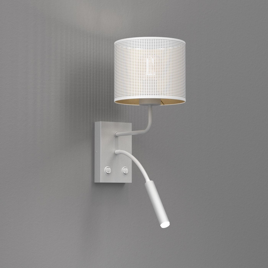 Wandleuchte LOFT SHADE 1xE27/60W+1xG9/8W/230V weiß/gold