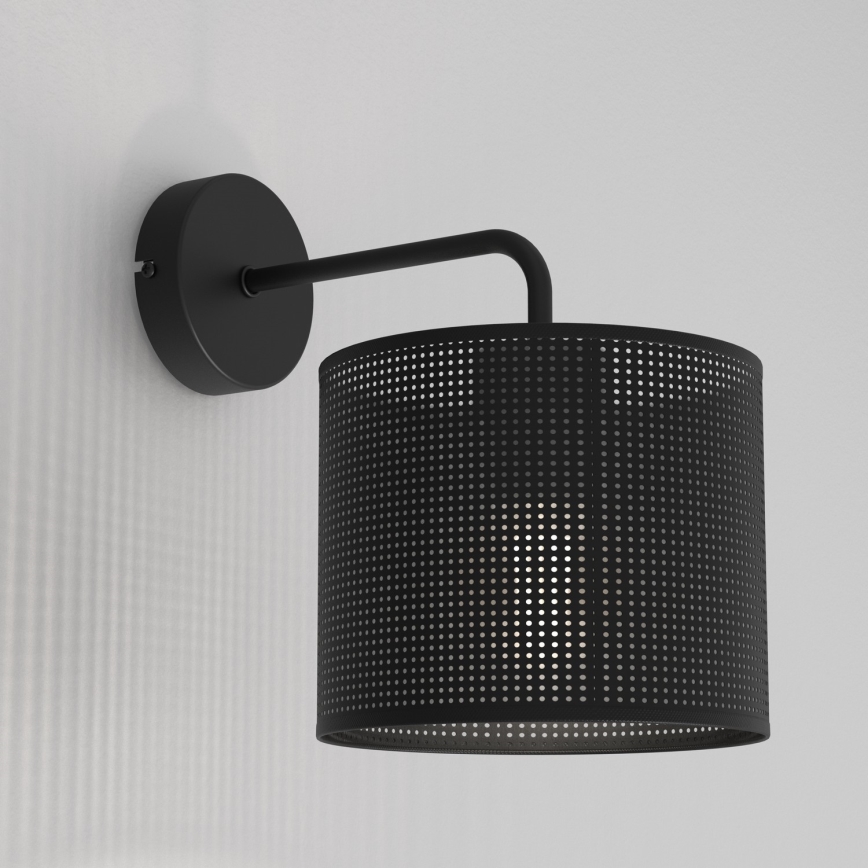 Wandleuchte LOFT SHADE 1xE27/60W/230V schwarz