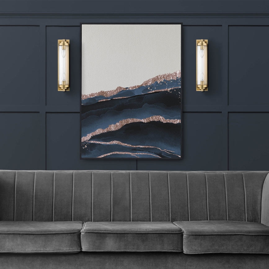 Wandleuchte LORENZO 2xE14/40W/230V goldfarben