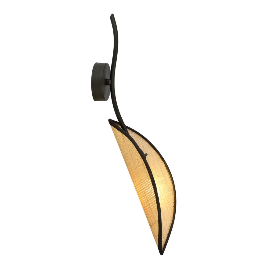 Wandleuchte LOTUS 1xE14/10W/230V schwarz/beige