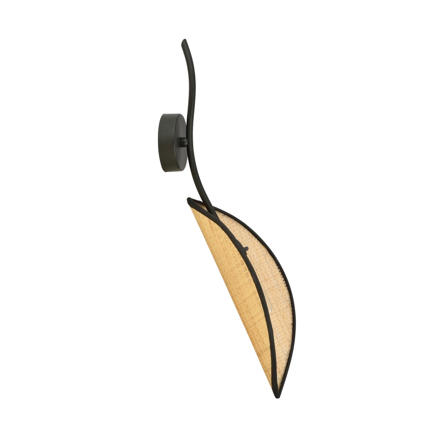 Wandleuchte LOTUS 1xE14/10W/230V schwarz/beige