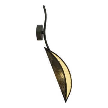 Wandleuchte LOTUS 1xE14/10W/230V schwarz/golden