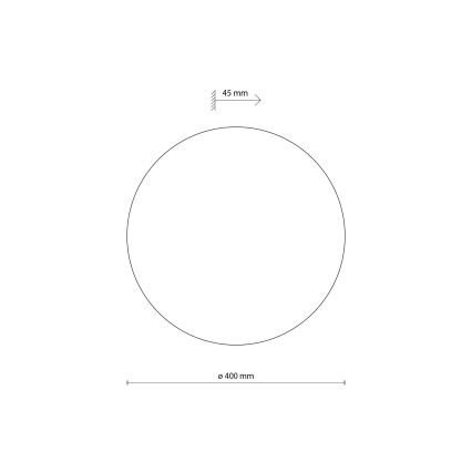 Wandleuchte LUNA 4xG9/8W/230V d 40 cm grau